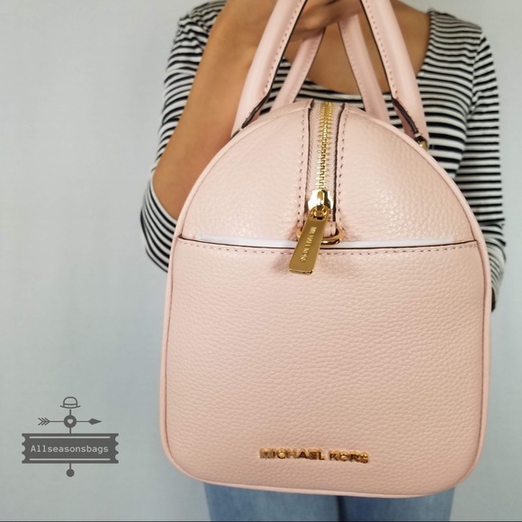 NWT Michael Kors Aria Medium Satchel Blossom Bag - Picture 3 of 8